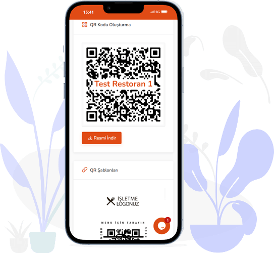 qr code mockup